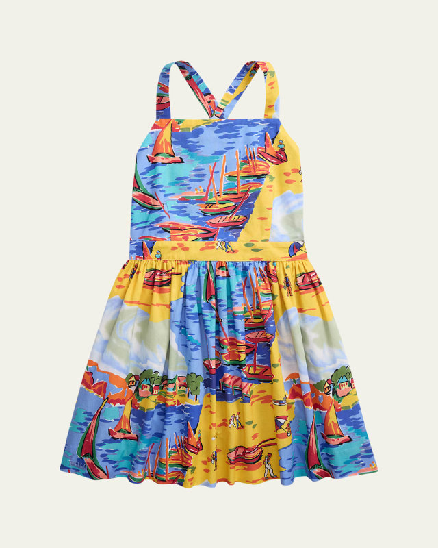 30S COTTON-PRINTPINAFOR-DRESSES-DAY DRESS